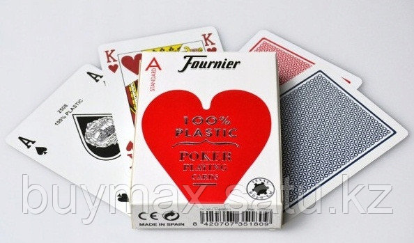 Набор карт для покера Fournier - фото 1 - id-p113874320