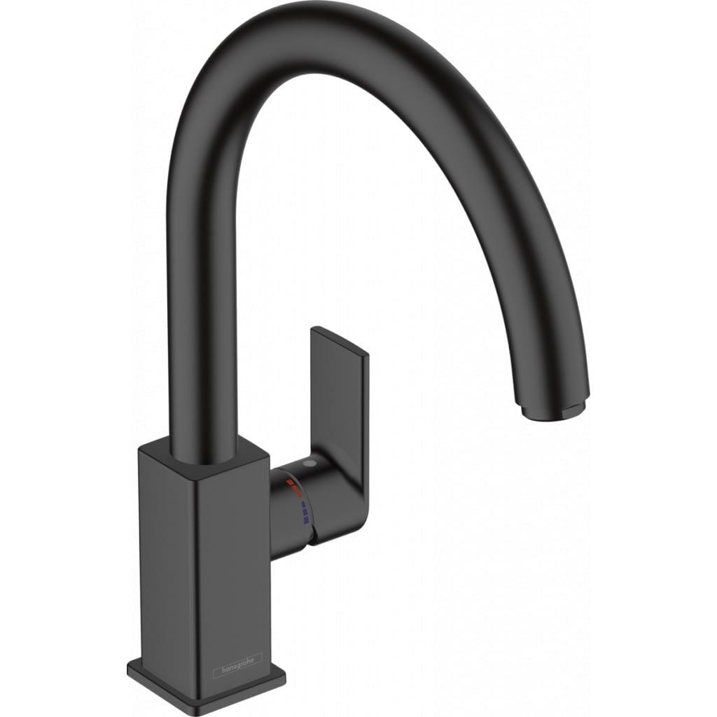 Смеситель для кухни Hansgrohe Vernis Shape, черный M35 (71871670) - фото 1 - id-p113875229