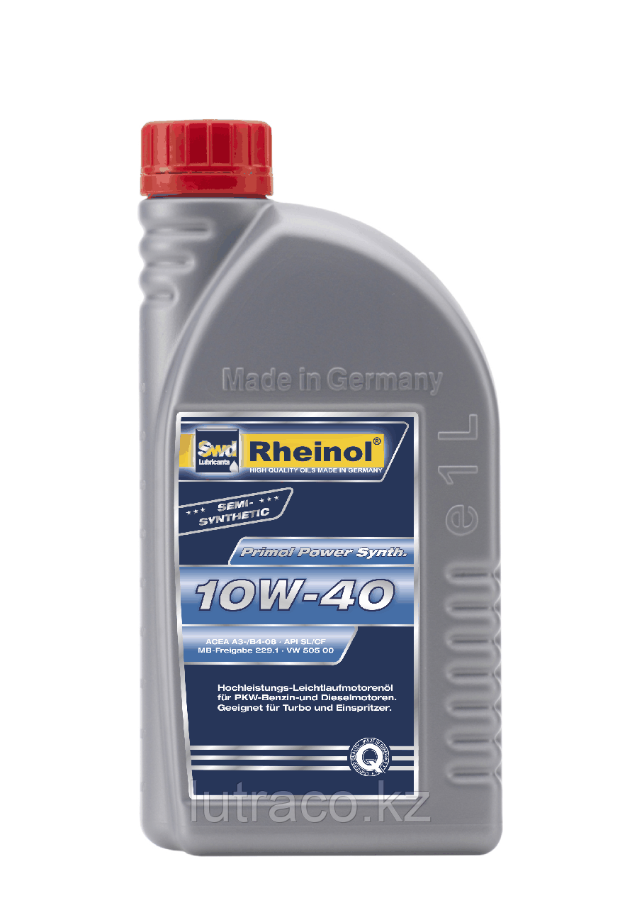 SwdRheinol Primol Power Synth 10W-40 - Полусинтетическое моторное масло 1 литр - фото 1 - id-p113875283