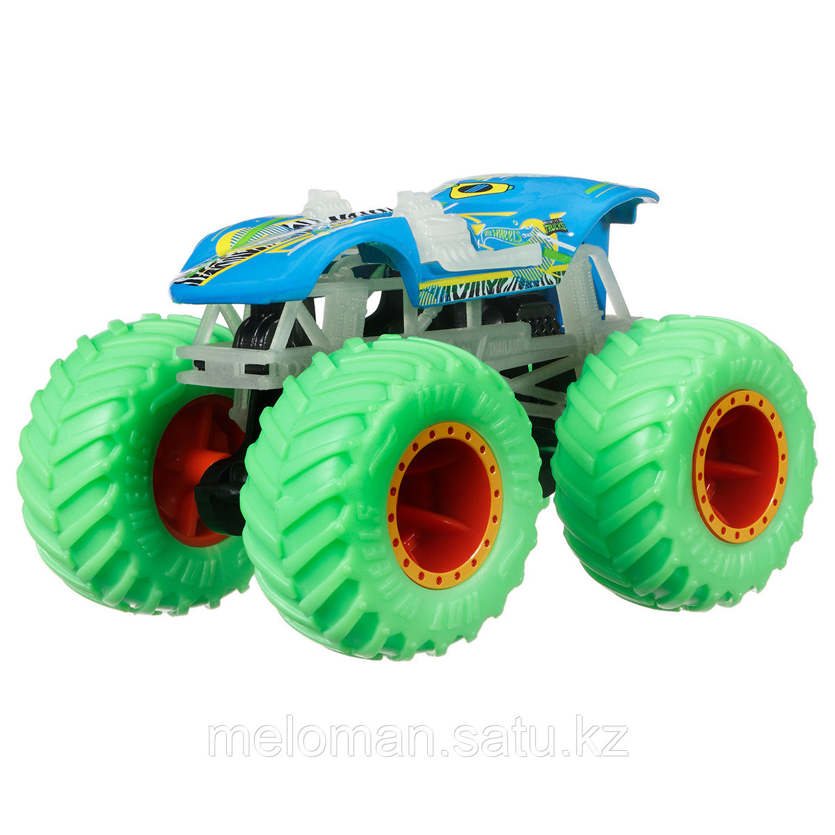 Hot Wheels: Monster Trucks. Монстр-трак светящийся Twin Mill - фото 1 - id-p113868562