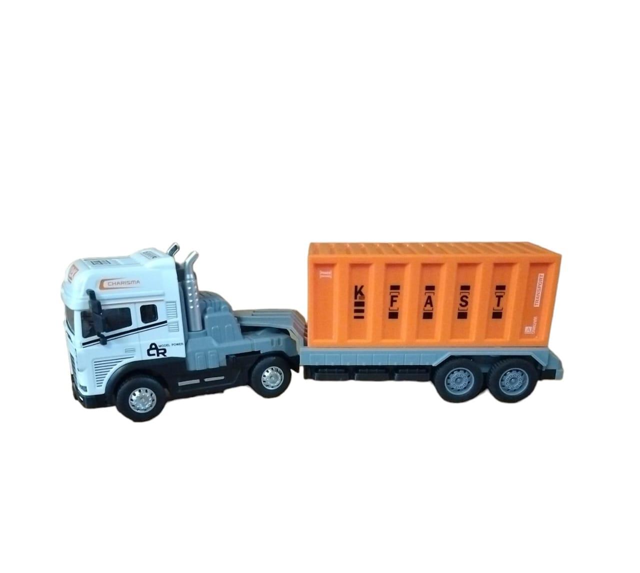 Детская инерционная машина игрушка контейнеровоз / Игрушечная машинка грузовик / Спецтехника для м - фото 2 - id-p113875421