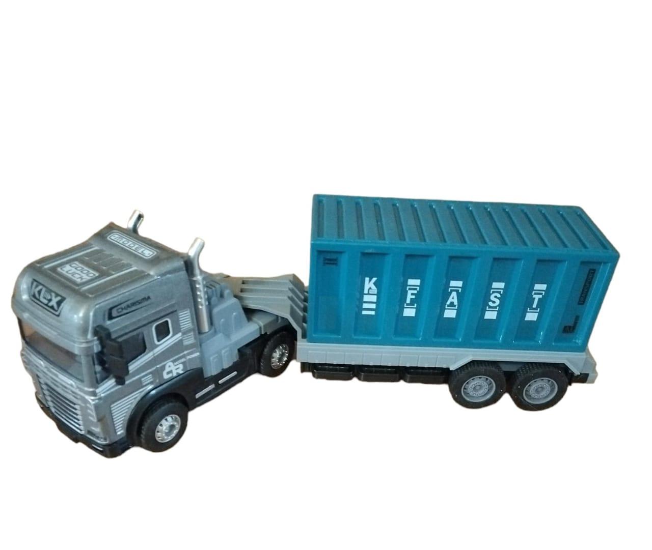 Детская инерционная машина игрушка контейнеровоз / Игрушечная машинка грузовик / Спецтехника для м - фото 2 - id-p113875429