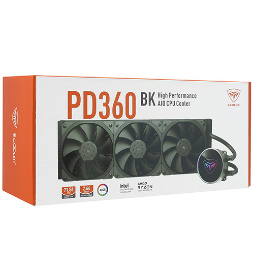 Система водяного охлаждения PCCooler PD360 BK черный - фото 8 - id-p113846412