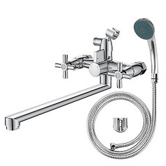 Смеситель "Dive" д/ванны, длин. излив, c акс., арт. DV31 VODA