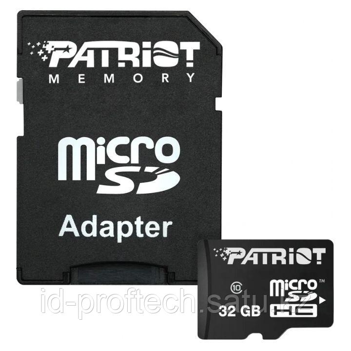 Карта памяти MicroSD Patriot LX microSDXC, 64GB, PSF64GMCSDXC10 - фото 1 - id-p113874964