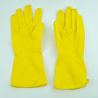 Резиновые желтые перчатки "Belar", размер L, М