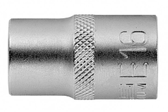 Головка торцевая 1/2, Е16, CrV// Stels