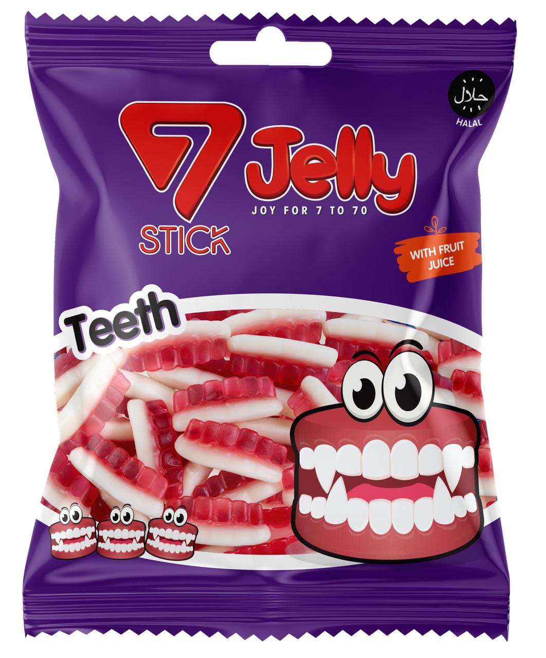 Мармелад 7JELLY Teeth-зубы, 80 гр.