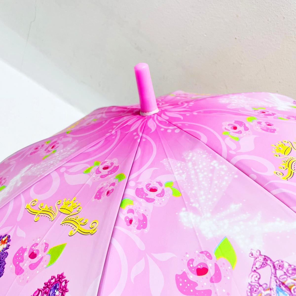 Детский зонт трость со свистком 67 см барби - фото 4 - id-p113879523