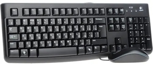 Клавиатура Logitech Desktop MK120 черный - фото 2 - id-p113881244