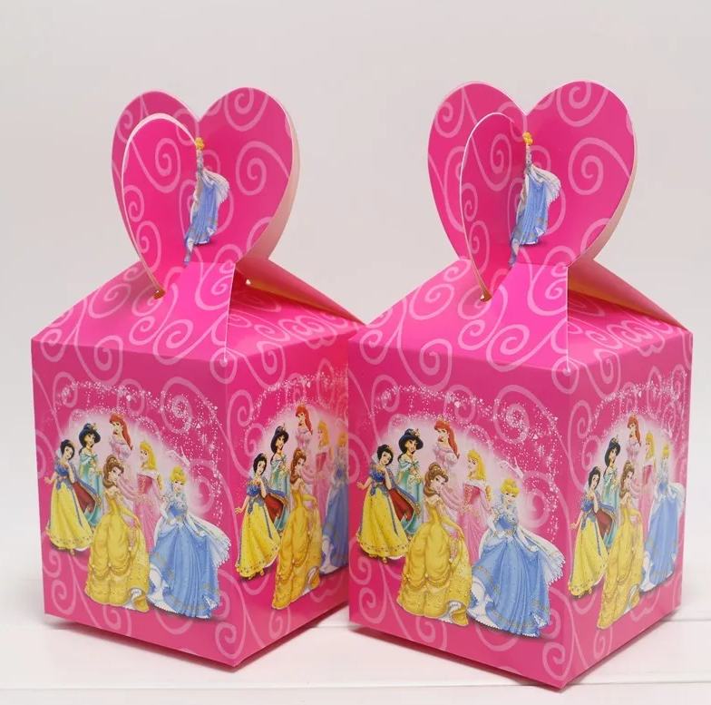 Подарочная коробка диснеевские принцессы 21*10 см розовая - фото 4 - id-p113881300
