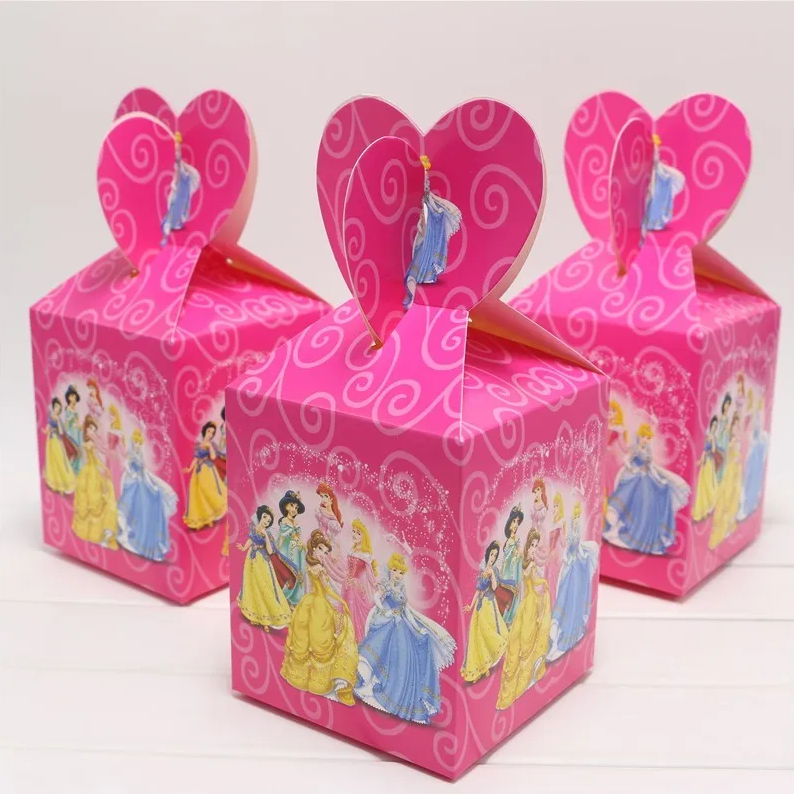 Подарочная коробка диснеевские принцессы 21*10 см розовая - фото 3 - id-p113881300