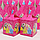 Подарочная коробка диснеевские принцессы 21*10 см розовая, фото 5