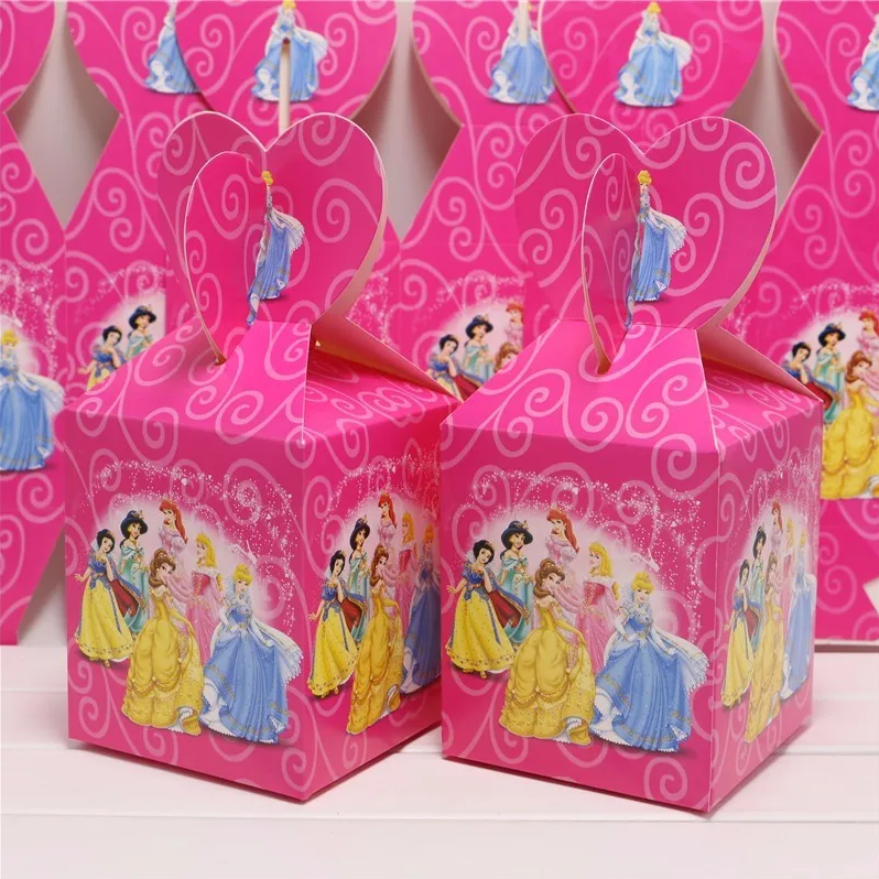 Подарочная коробка диснеевские принцессы 21*10 см розовая - фото 5 - id-p113881300