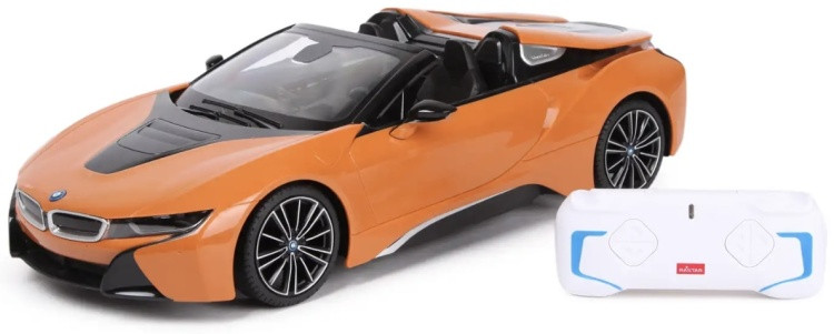 Машина Rastar РУ 1:12 BMW i8 Roadster Оранжевая