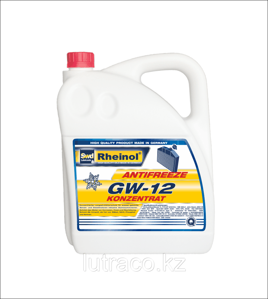 SwdRheinol Antifreeze GW-12 - Антифриз концентрат G12 5 кг - фото 1 - id-p113881292