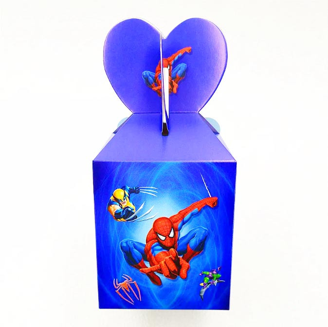 Подарочная коробка герой марвел 21*10 см синяя - фото 1 - id-p113881519