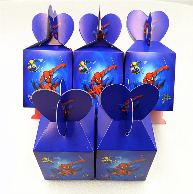 Подарочная коробка герой марвел 21*10 см синяя - фото 6 - id-p113881519