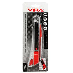 Нож Vira сегментированный металлический Auto Lock 18 мм