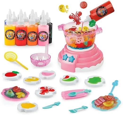 Кухонный набор Magic Water Hot Pot Machine 3D Кухонная игрушка для приготовления пищи
