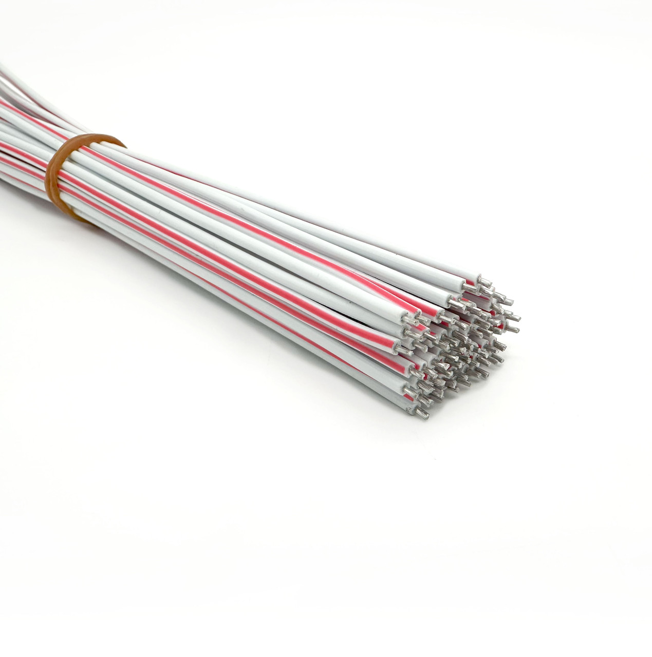 Набор проводов для пайки красно-белый 20см 2х0.5㎡ 30шт