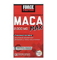 Forcefactor мака макс, 2000мг, 120 растительных капсул