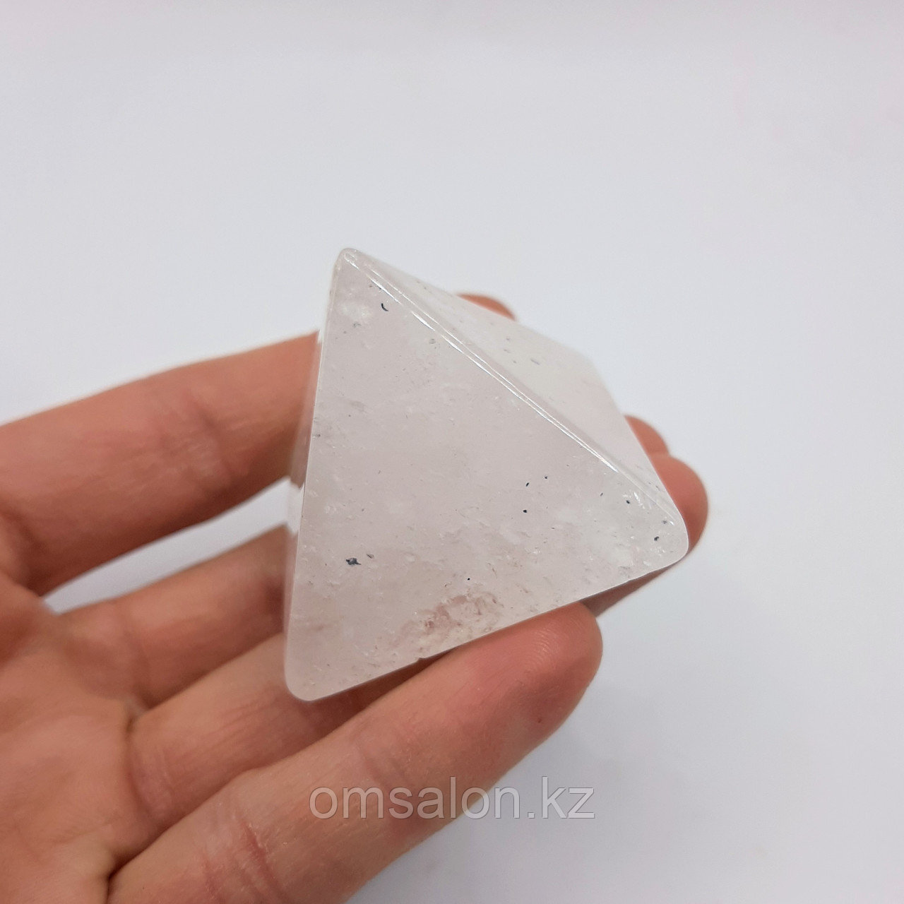 Пирамида из белого кварца, 38х38х33мм - фото 2 - id-p69919665