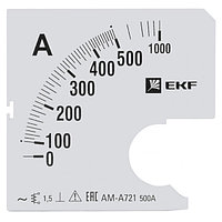 Шкала сменная для A721 500/5А-1,5 EKF PROxima