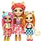 Enchantimals Family Callista Cat Набор кошек куклы + животные Mattel,семейство кошек Кармел, фото 4