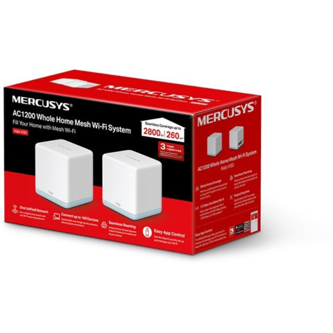 Маршрутизатор Mercusys Halo H30(2-pack) - фото 3 - id-p113895411