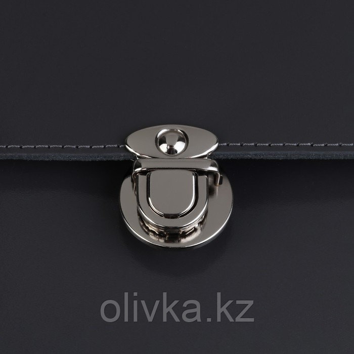 Застёжка для сумки, 3 × 3 см, цвет серебряный - фото 4 - id-p113947149