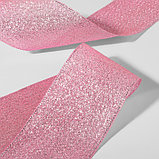 Лента парчовая, 40 мм, 23 ± 1 м, цвет розовый №013, фото 2
