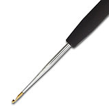 Крючок IMRA Record для тонкой пряжи, мягкая ручка, сталь, 1,25 мм, фото 3