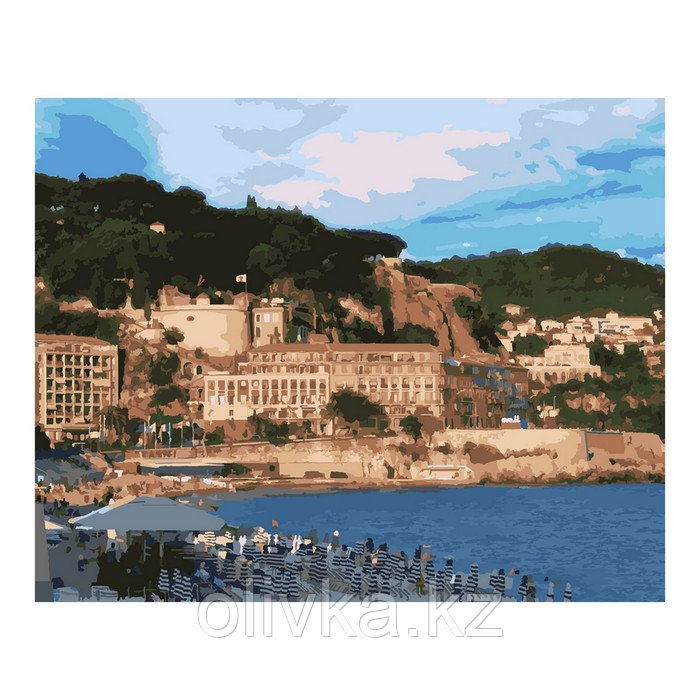 Картина по номерам на картоне 40 × 50 см «Утро в Монако» - фото 1 - id-p113953941