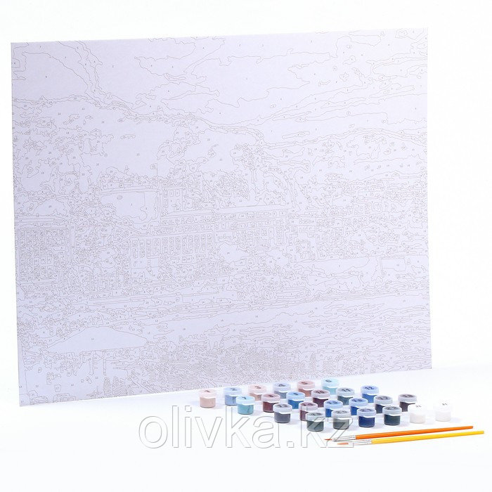 Картина по номерам на картоне 40 × 50 см «Утро в Монако» - фото 2 - id-p113953941