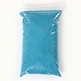 Песок для детского творчества Color sand, голубой 500 г, фото 5