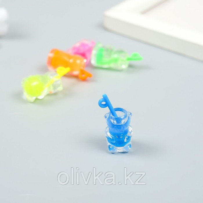 Декор для творчества пластик "Лимонад - мишка" МИКС 1,2х1,2х2,7 см - фото 2 - id-p113952791