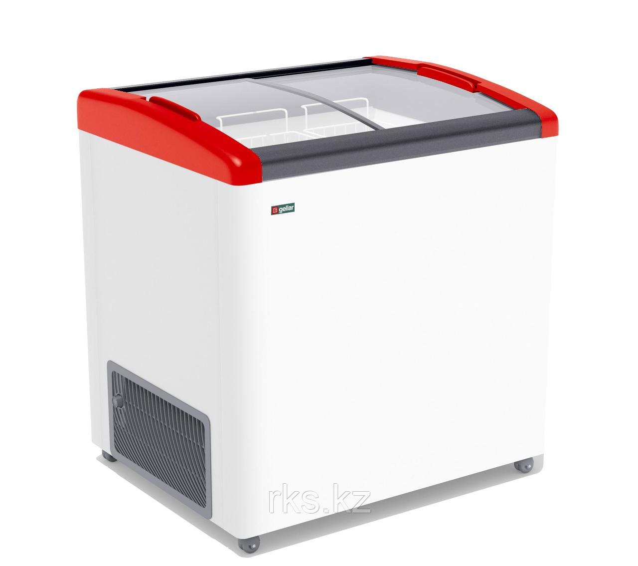 Морозильный ларь с наклонным гнутым стеклом Gellar FG 275 E, R 290 a, фото 1