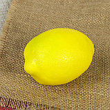 Муляж "Лимон" 10х6 см, жёлтый, фото 2