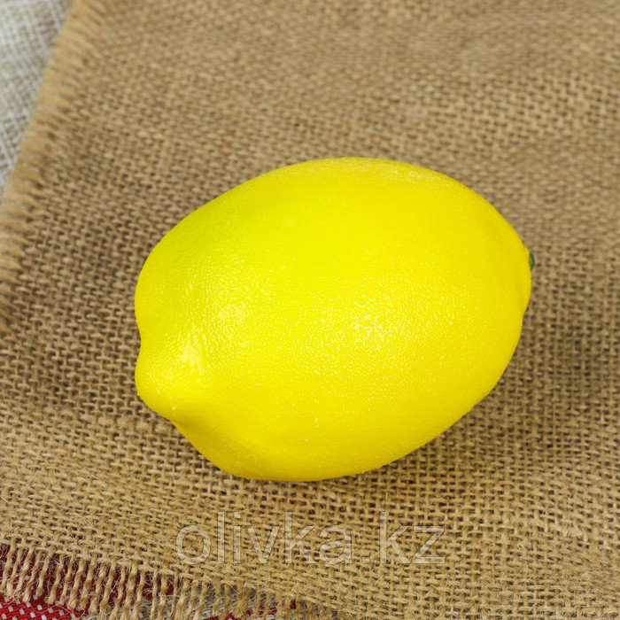 Муляж "Лимон" 10х6 см, жёлтый - фото 2 - id-p113945641