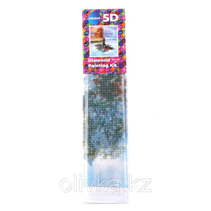 Алмазная мозаика 5D «Дерево у воды» 30 × 40 см, без подрамника, частичное заполнение - фото 2 - id-p113954794