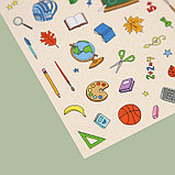 Бумажные наклейки «Школа‒это маленькая жизнь», 11 х 16 см, фото 3
