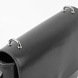 Крепления для ручек на сумку, металлические, 2,6 × 1,4 × 0,4 см, 2 шт, 4 винта, цвет серебряный, фото 2