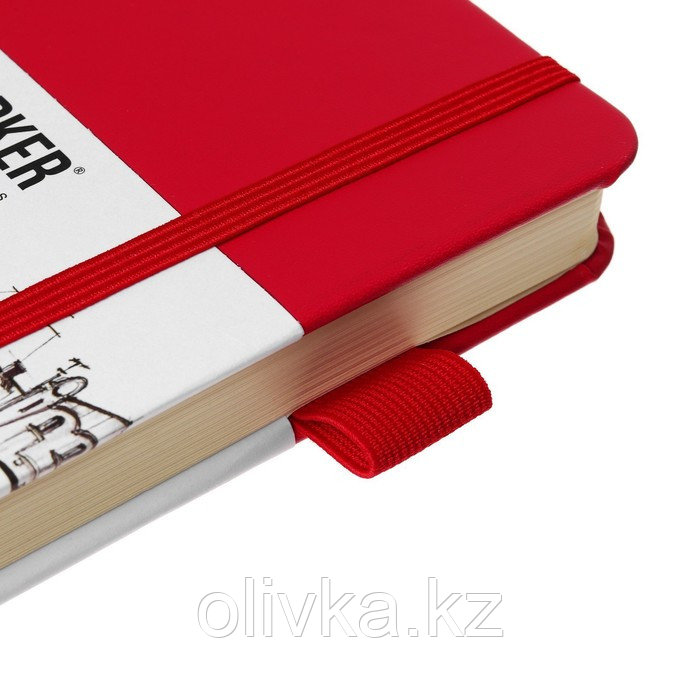 Скетчбук Sketchmarker, 120 х 120 мм, 80 листов, твёрдая обложка из искусственной кожи, бордовый, блок 140 г/м2 - фото 6 - id-p110948011