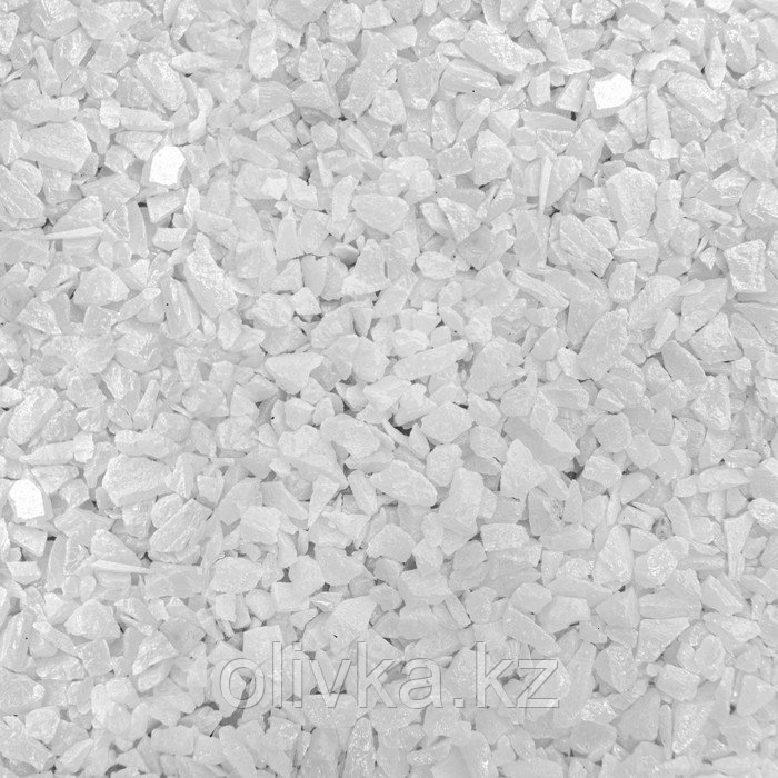 Грунт "Белый" декоративный песок кварцевый, 250 г фр.1-3 мм - фото 1 - id-p113958525