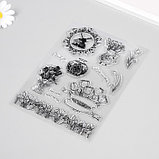 Штамп для творчества "Тюльпаны" 15х21х0,3 см, фото 2