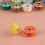 Набор шпулек с нитками, в органайзере, d = 20 мм, 25 шт, цвет разноцветный, фото 3