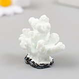 Фигурка для флорариума полистоун "Коралловый пальчик" белая 4,6х4,1 см, фото 4