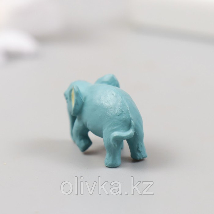 Фигурка для флорариума полистоун "Голубой слон" 1х2,5х1,5 см - фото 2 - id-p113955784