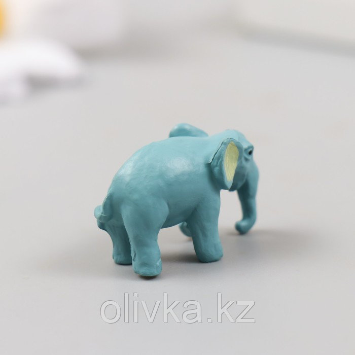 Фигурка для флорариума полистоун "Голубой слон" 1х2,5х1,5 см - фото 3 - id-p113955784